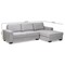 Baxton Studio Nevin Light Grey Upholstered Sectional Sofa with Right Facing Chaise 158-9743 - alternate 3